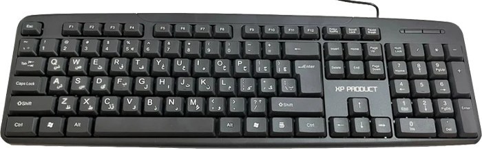 کیبورد ایکس پی‌پروداکت مدل XP-8800N | کیبورد فول سایز اداری با حروف فارسی
