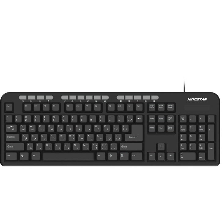 کیبورد KingStar KB66 کمصدا مناسب تایپ طولانی