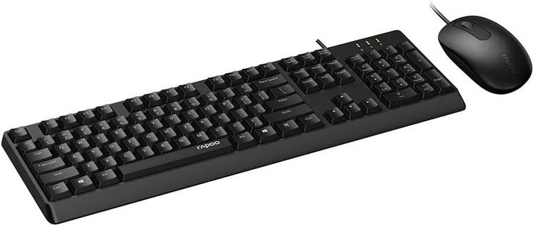 ست کیبورد و ماوس Rapoo X130PRO مناسب استفاده اداری و خانگی