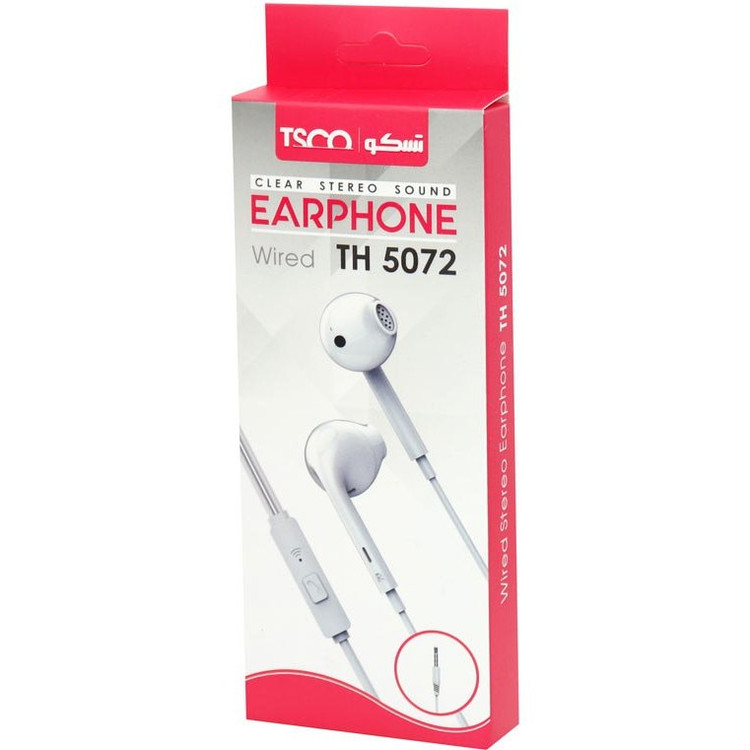 کلید کنترل تماس و موسیقی روی کابل هندزفری تسکو TH 5072