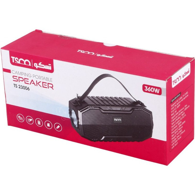 اسپیکر بلوتوثی قابل حمل تسکو مدل TS 23006 نمای اصلی