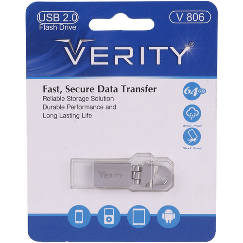 فلش مموری بند انگشتی و کوچک وریتی V806 مناسب حمل روزانه