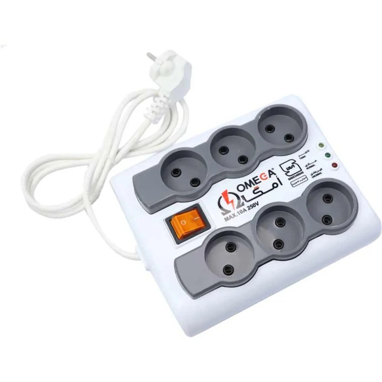 محافظ برق Omega P6000 مناسب یخچال و کولر گازی