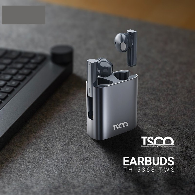 ایربادز TSCO TH 5368TWS بلوتوث 5.3 مناسب مکالمه و موسیقی