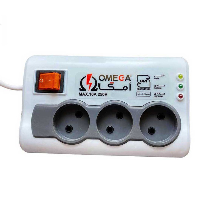 محافظ برق امگا P3100 با کابل سه متری