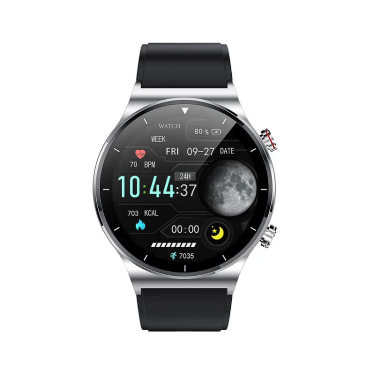 بسته بندی ساعت هوشمند پرووان PWS05 با بندهای اضافه سیلیکونی و چرمی