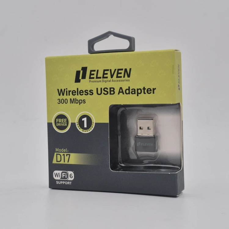 خرید کارت شبکه Eleven D17 با نصب آسان Plug & Play