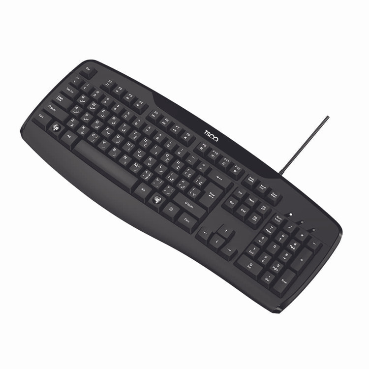 نمای کامل کیبورد TSCO TK 8043 با 104 کلید استاندارد