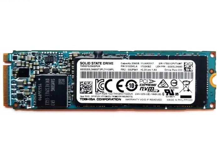 حافظه M.2 NVMe 256 گیگ استوک